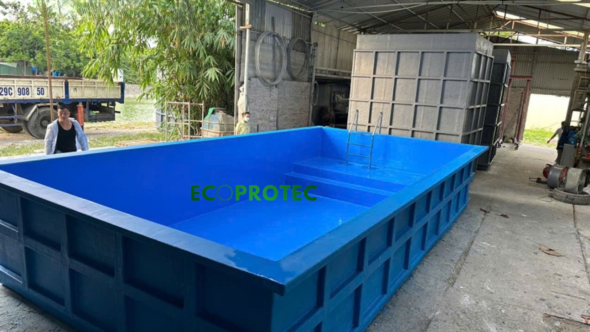 Bể bơi composite cao cấp – Thi công nhanh, độ bền vượt trội, giá hợp lý