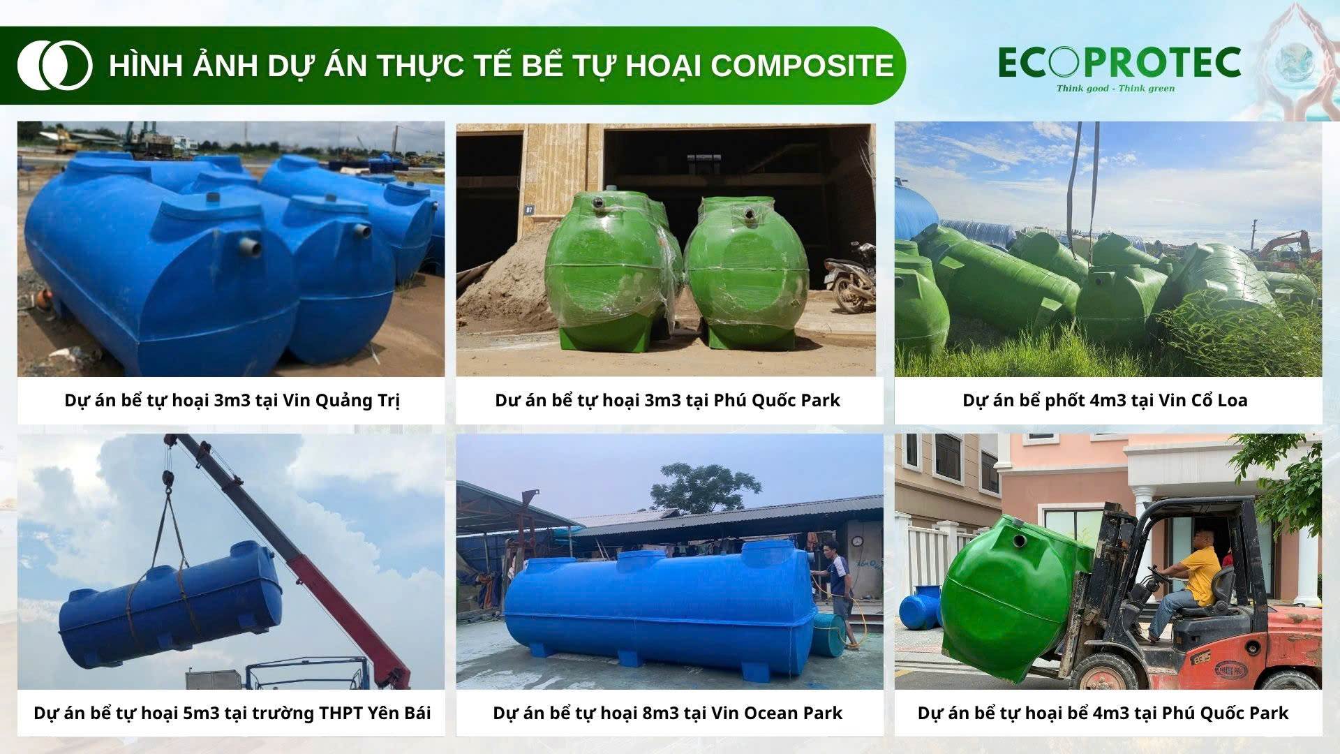 Nhà máy sản sản xuất bồn bể composite atnewtech